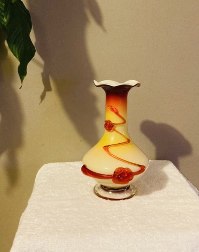 Vase verre pâte - et, de