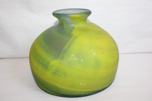 Vase boule pâte verre - vase, en